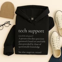Tech Support Funny Definition Internet Nerd Hoodie