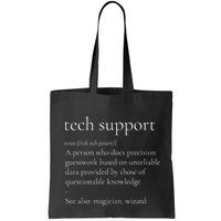 Tech Support Funny Definition Internet Nerd Tote Bag
