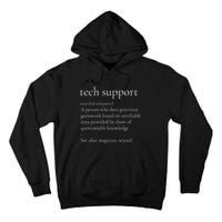 Tech Support Funny Definition Internet Nerd Tall Hoodie