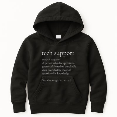 Tech Support Funny Definition Internet Nerd Kids Hoodie