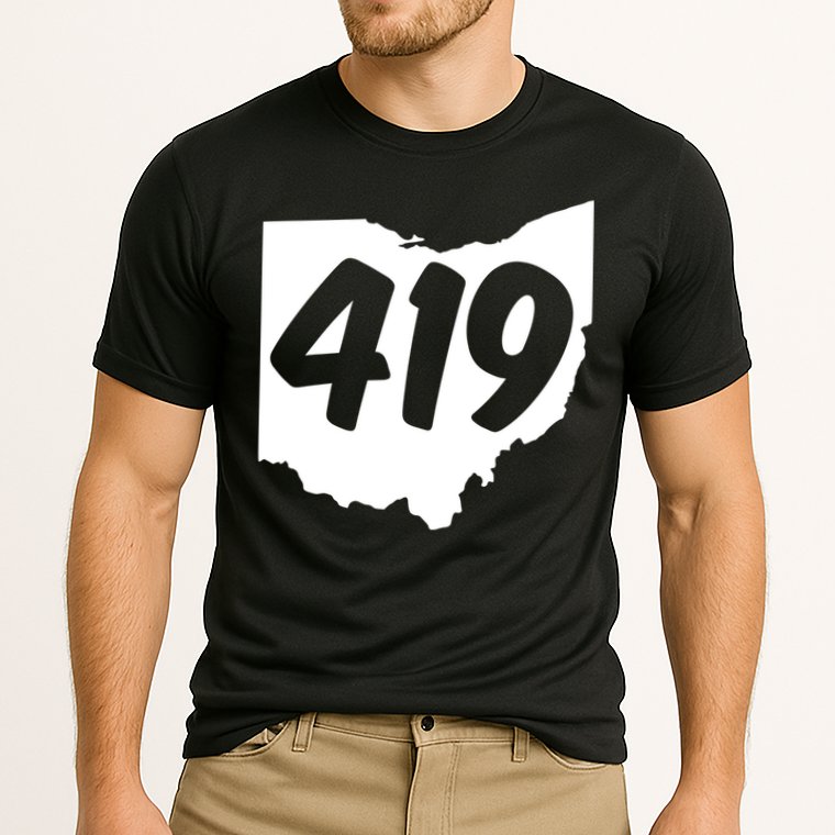 Toledo Sandusky Field 419 Area Code Ohio Cute Gift Performance Shirt