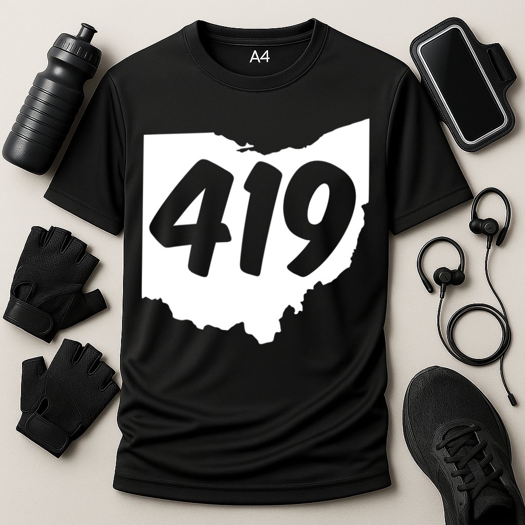 Toledo Sandusky Field 419 Area Code Ohio Cute Gift Performance Shirt