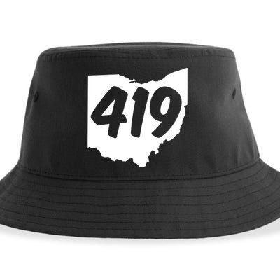 Toledo Sandusky Field 419 Area Code Ohio Cute Gift Sustainable Bucket Hat