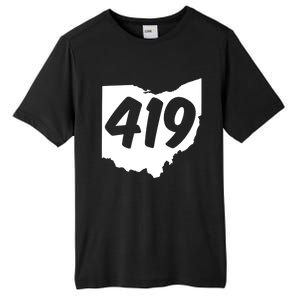 Toledo Sandusky Field 419 Area Code Ohio Cute Gift Tall Fusion ChromaSoft Performance T-Shirt