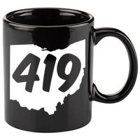 Toledo Sandusky Field 419 Area Code Ohio Cute Gift 11oz C Handle Ceramic Mug