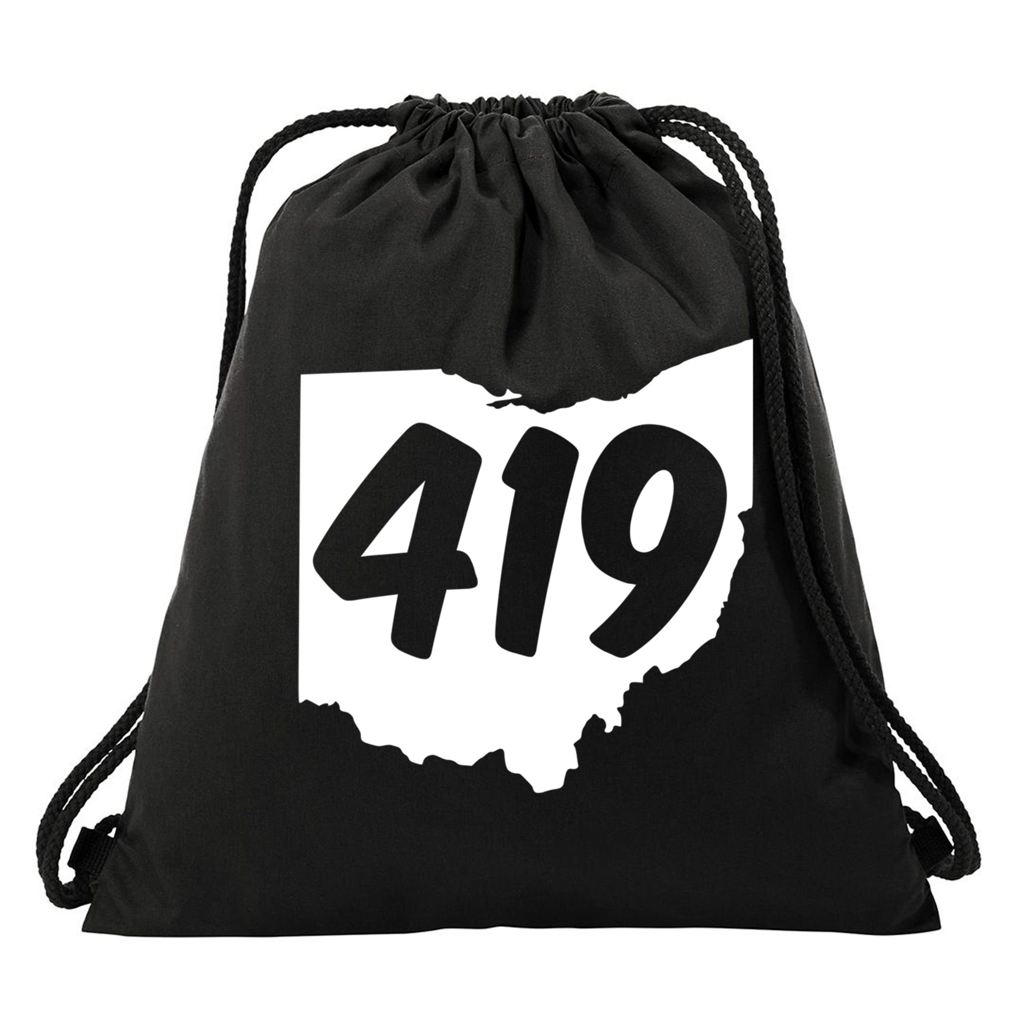 Toledo Sandusky Field 419 Area Code Ohio Cute Gift Drawstring Bag