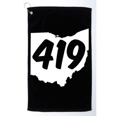 Toledo Sandusky Field 419 Area Code Ohio Cute Gift Golf Towel