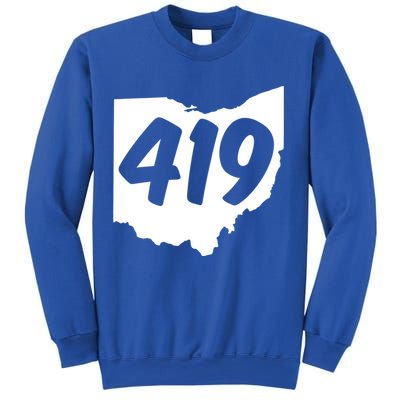 Toledo Sandusky Field 419 Area Code Ohio Cute Gift Sweatshirt