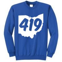 Toledo Sandusky Field 419 Area Code Ohio Cute Gift Sweatshirt