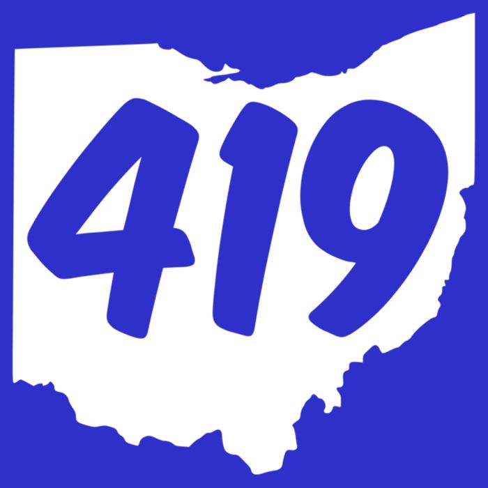 Toledo Sandusky Field 419 Area Code Ohio Cute Gift Sweatshirt