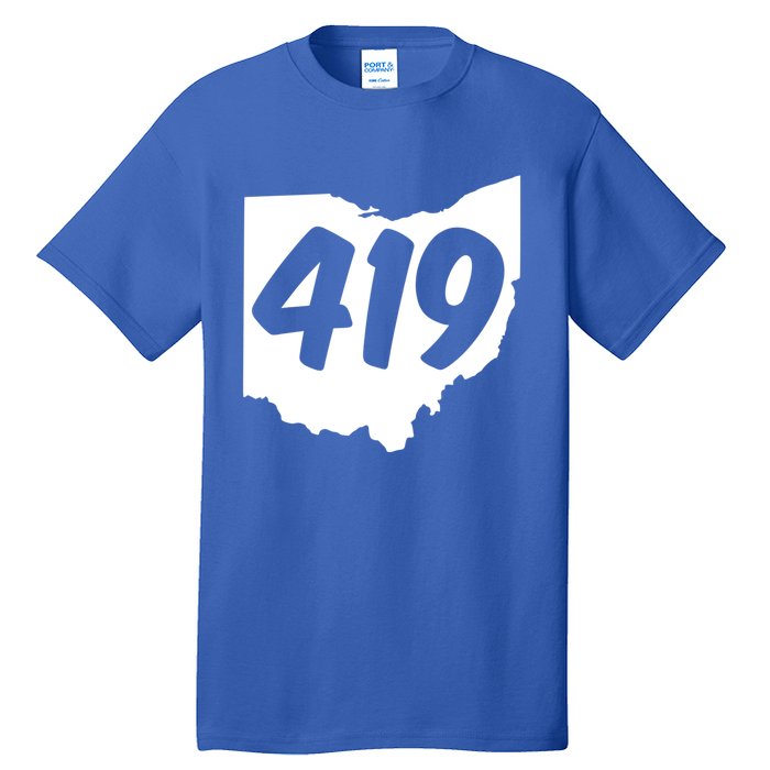 Toledo Sandusky Field 419 Area Code Ohio Cute Gift Tall T-Shirt