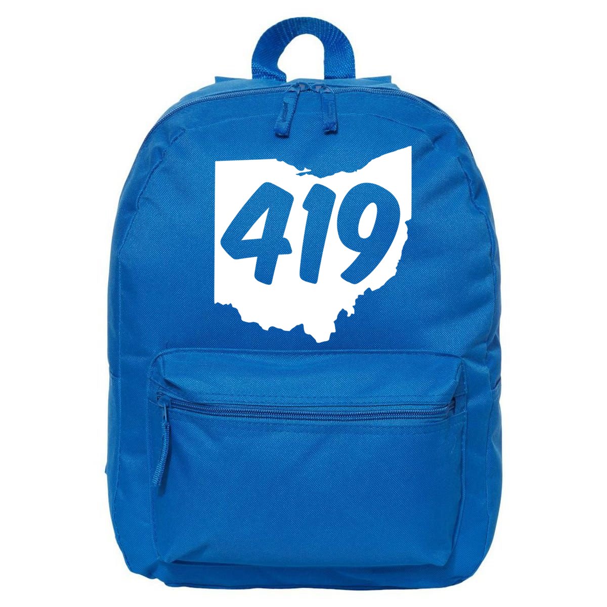 Toledo Sandusky Field 419 Area Code Ohio Cute Gift 16 in Basic Backpack