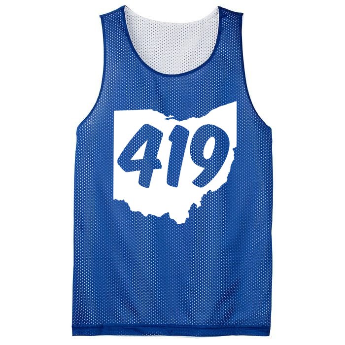 Toledo Sandusky Field 419 Area Code Ohio Cute Gift Mesh Reversible Basketball Jersey Tank