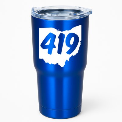Toledo Sandusky Field 419 Area Code Ohio Cute Gift Tumbler