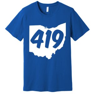 Toledo Sandusky Field 419 Area Code Ohio Cute Gift Premium T-Shirt