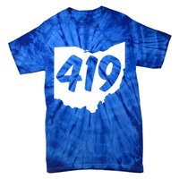 Toledo Sandusky Field 419 Area Code Ohio Cute Gift Tie-Dye T-Shirt