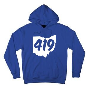 Toledo Sandusky Field 419 Area Code Ohio Cute Gift Tall Hoodie