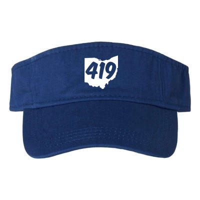 Toledo Sandusky Field 419 Area Code Ohio Cute Gift Visor
