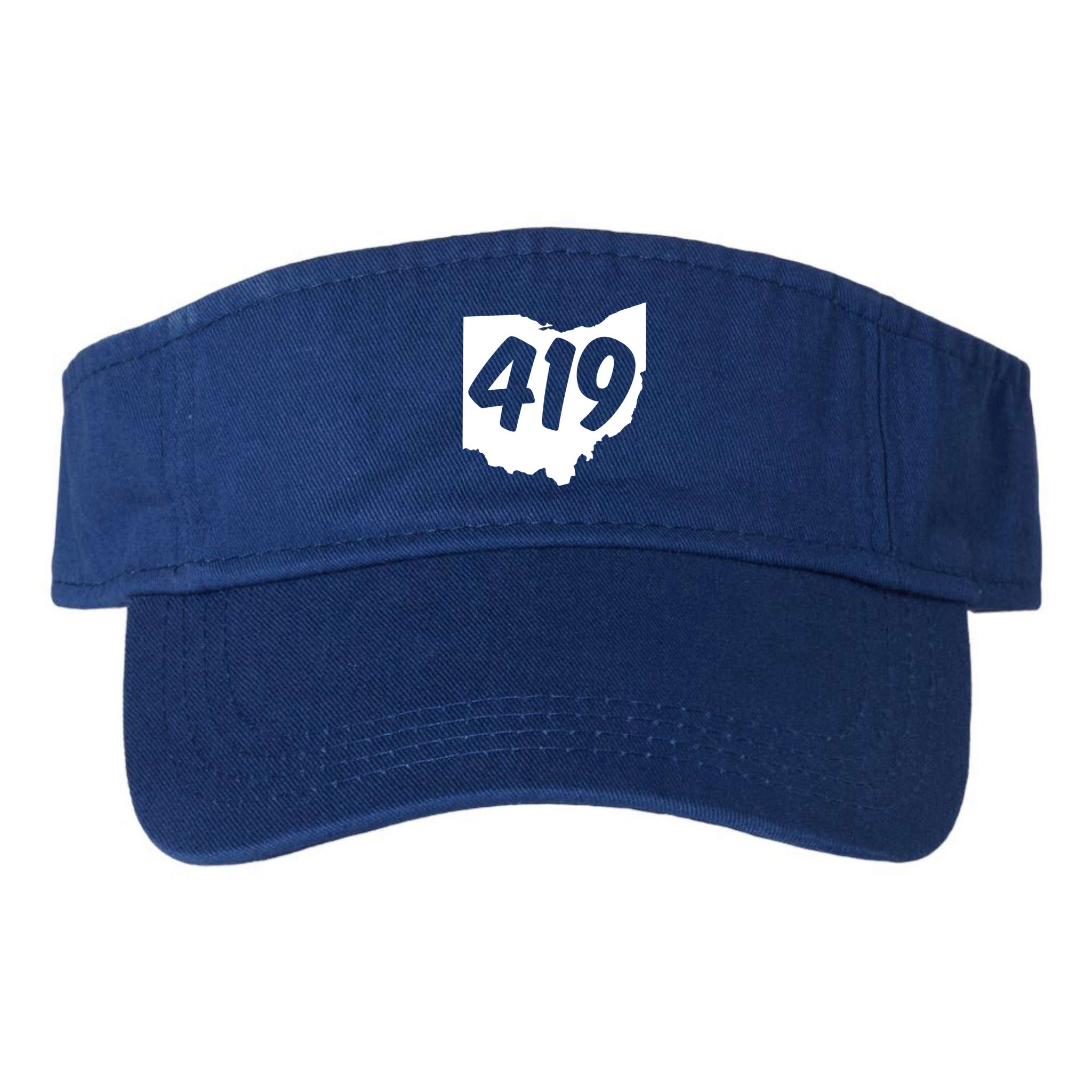 Toledo Sandusky Field 419 Area Code Ohio Cute Gift Visor