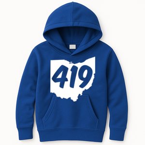 Toledo Sandusky Field 419 Area Code Ohio Cute Gift Kids Hoodie