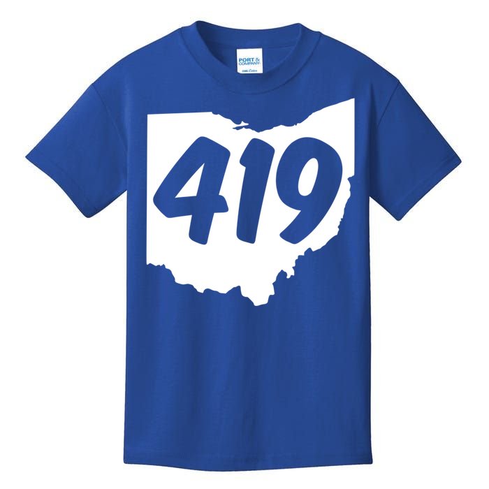 Toledo Sandusky Field 419 Area Code Ohio Cute Gift Kids T-Shirt