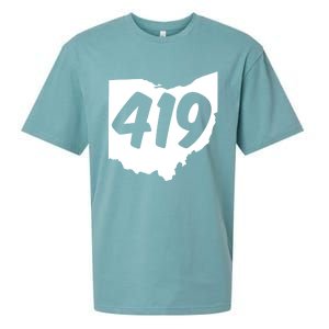 Toledo Sandusky Field 419 Area Code Ohio Cute Gift Sueded Cloud Jersey T-Shirt