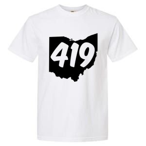 Toledo Sandusky Field 419 Area Code Ohio Cute Gift Garment-Dyed Heavyweight T-Shirt