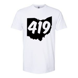 Toledo Sandusky Field 419 Area Code Ohio Cute Gift Softstyle CVC T-Shirt