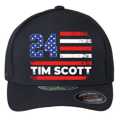 Tim Scott 2024 For President Flexfit Unipanel Trucker Cap