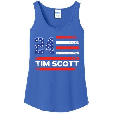 Tim Scott 2024 For President Ladies Essential Tank