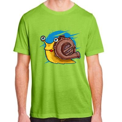 Turbo Snail Funny Boost Car Engine Steam Punk Style Gift Adult ChromaSoft Performance T-Shirt