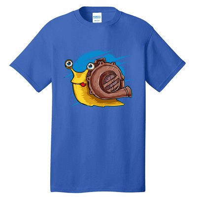 Turbo Snail Funny Boost Car Engine Steam Punk Style Gift Tall T-Shirt