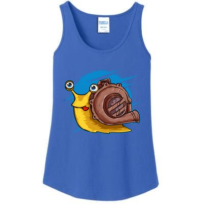 Turbo Snail Funny Boost Car Engine Steam Punk Style Gift Ladies Essential Tank