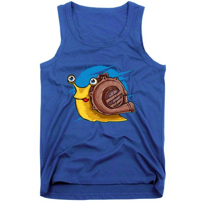 Turbo Snail Funny Boost Car Engine Steam Punk Style Gift Tank Top