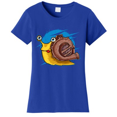 Turbo Snail Funny Boost Car Engine Steam Punk Style Gift Women's T-Shirt