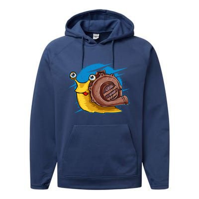 Turbo Snail Funny Boost Car Engine Steam Punk Style Gift Performance Fleece Hoodie