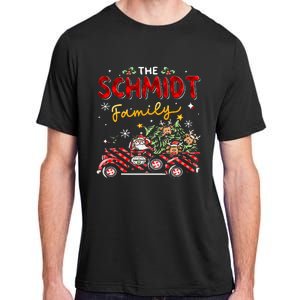 The Schmidt Family Christmas Matching Pajamas Adult ChromaSoft Performance T-Shirt