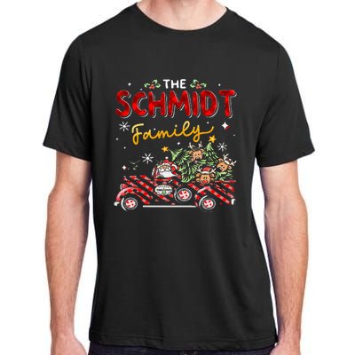 The Schmidt Family Christmas Matching Pajamas Adult ChromaSoft Performance T-Shirt