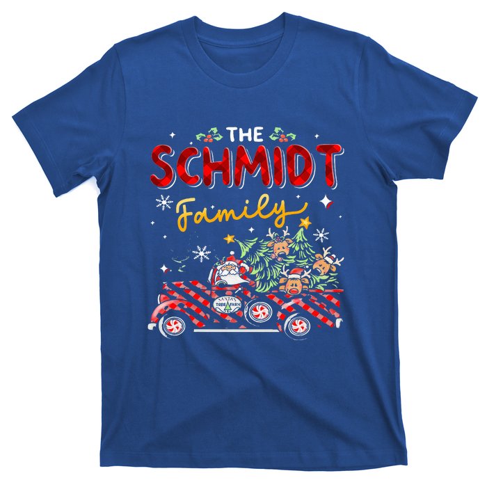 The Schmidt Family Christmas Matching Pajamas T-Shirt