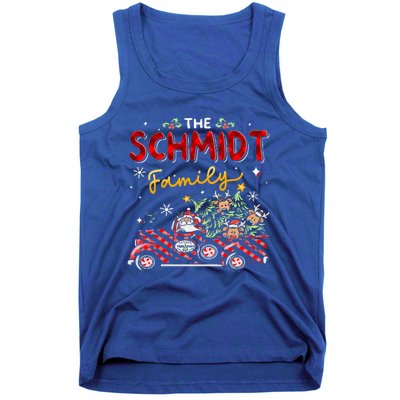 The Schmidt Family Christmas Matching Pajamas Tank Top