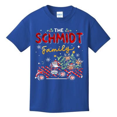 The Schmidt Family Christmas Matching Pajamas Kids T-Shirt