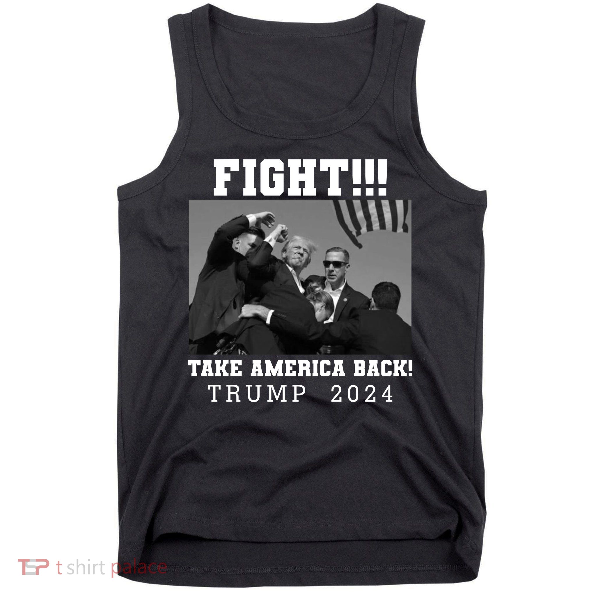 Trump Shot Fight For America Take America Back Trump 2024 Tank Top