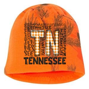 Tennessee State Flag Orange Plaid TN Kati - Camo Knit Beanie