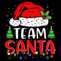 Team Santa Funny Christmas Lights Family Pajamas Matching 16 in Basic Backpack