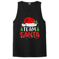 Team Santa Funny Christmas Lights Family Pajamas Matching PosiCharge Competitor Tank