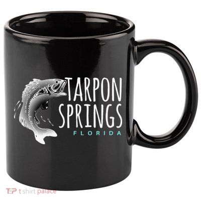 Tarpon Springs Fla. Florida Fishing Tarpon 11oz C Handle Ceramic Mug