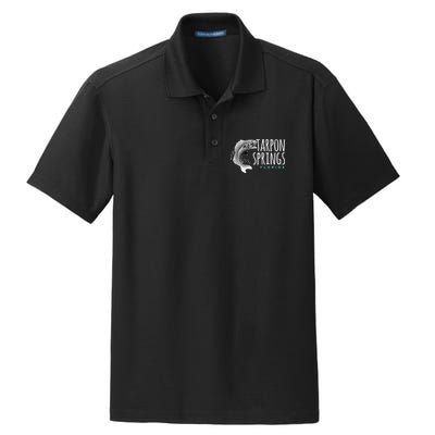 Tarpon Springs Fla. Florida Fishing Tarpon Dry Zone Grid Polo
