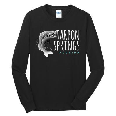 Tarpon Springs Fla. Florida Fishing Tarpon Tall Long Sleeve T-Shirt