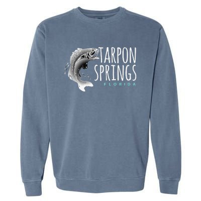 Tarpon Springs Fla. Florida Fishing Tarpon Garment-Dyed Sweatshirt