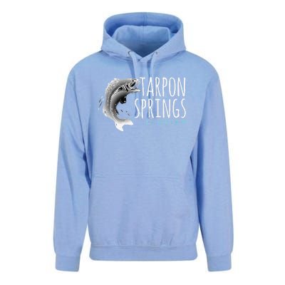 Tarpon Springs Fla. Florida Fishing Tarpon Unisex Surf Hoodie